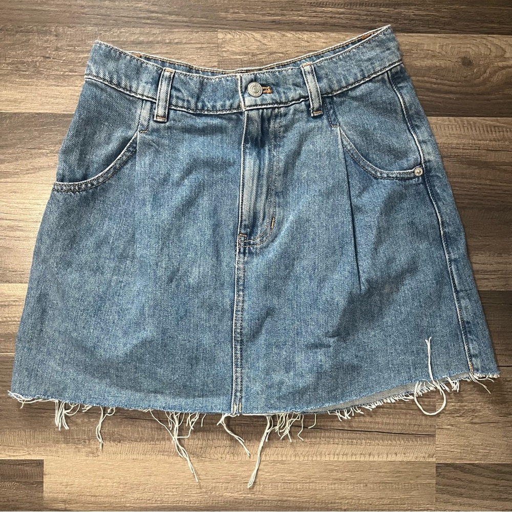We The Free Denim Skirt